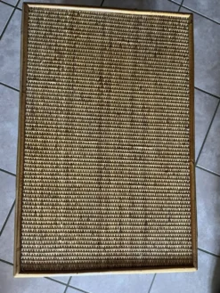 Table basse en bambou et rotin