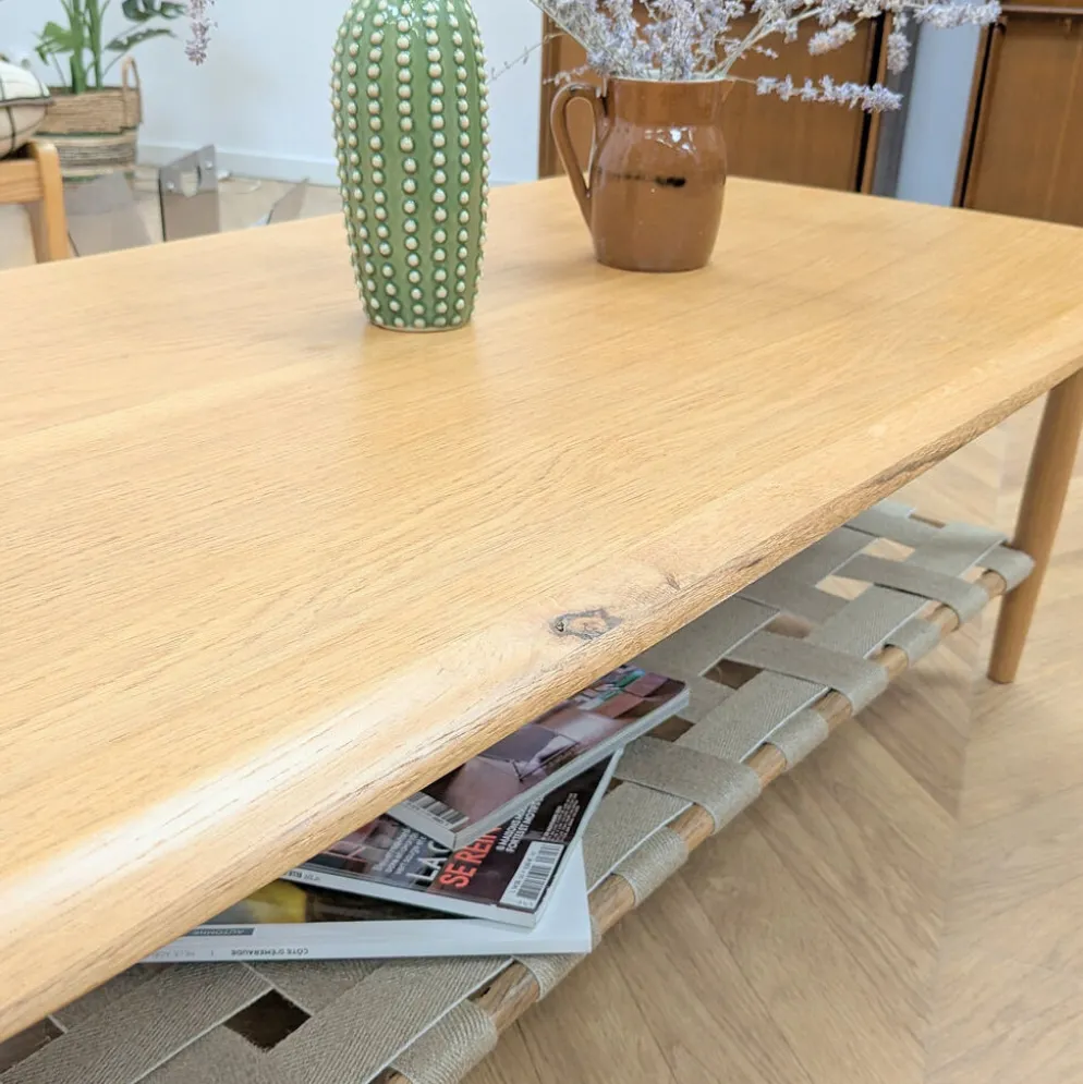 Table basse en chêne