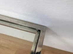 Table basse en chrome Jean Charles Maison design milieu de siècle XXL - années 1970