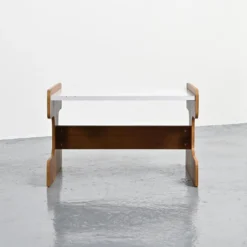 Table basse en contreplaqué et stratifié, Negroni, circa 1970