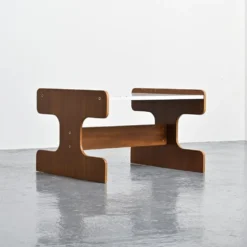 Table basse en contreplaqué et stratifié, Negroni, circa 1970