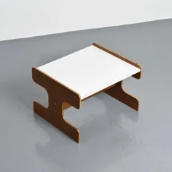 Table basse en contreplaqué et stratifié, Negroni, circa 1970