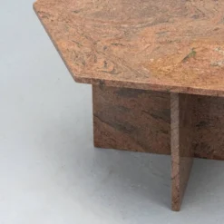 Table basse en granit des années 1970