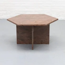 Table basse en granit des années 1970