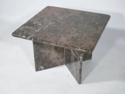 Table basse en marbre véritable vintage des années 1970