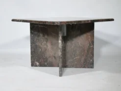 Table basse en marbre véritable vintage des années 1970