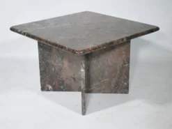 Table basse en marbre véritable vintage des années 1970
