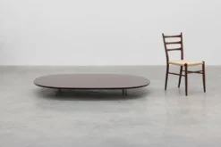 Table basse en noyer minimaliste par Cappellini, Italie