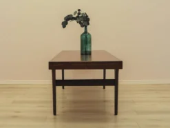 Table basse en palissandre CFC Silkeborg avec plateau escamotable, années 1960.