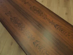 Table basse en palissandre CFC Silkeborg avec plateau escamotable, années 1960.