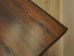 Table basse en palissandre CFC Silkeborg avec plateau escamotable, années 1960.