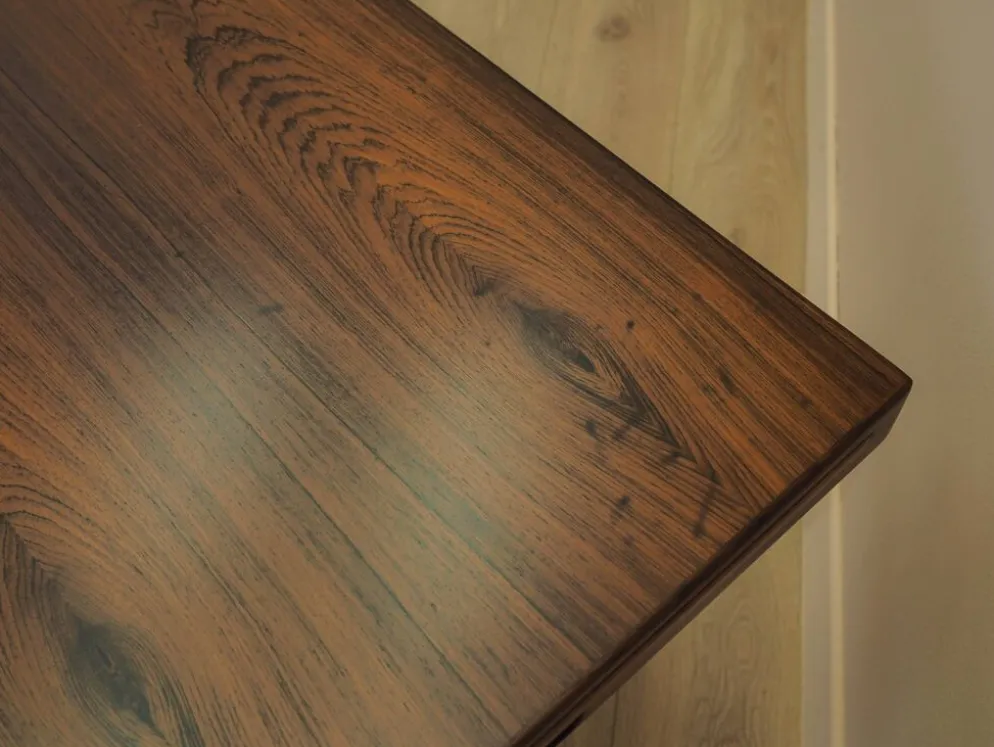 Table basse en palissandre CFC Silkeborg avec plateau escamotable, années 1960.