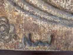 Table basse en pierre de lave émaillée de François Chaty