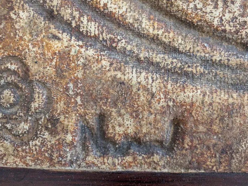 Table basse en pierre de lave émaillée de François Chaty