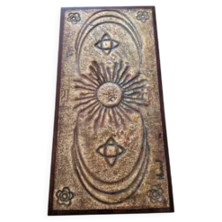 Table basse en pierre de lave émaillée de François Chaty