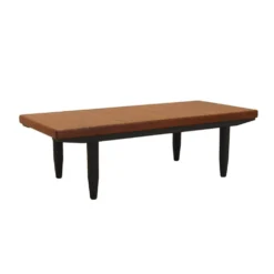 Table basse en teck, Danemark, années 1970