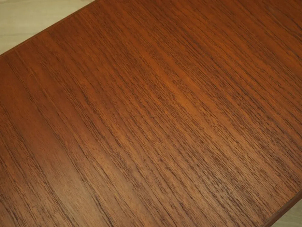 Table basse en teck, Danemark, années 1970