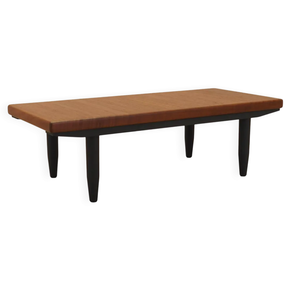 Table basse en teck, Danemark, années 1970