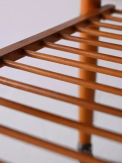 Table basse en teck à roulettes des années 1960