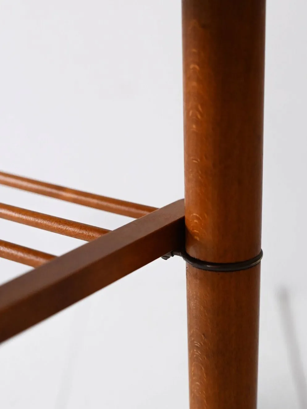 Table basse en teck à roulettes des années 1960