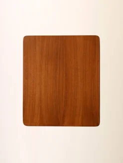 Table basse en teck à roulettes des années 1960