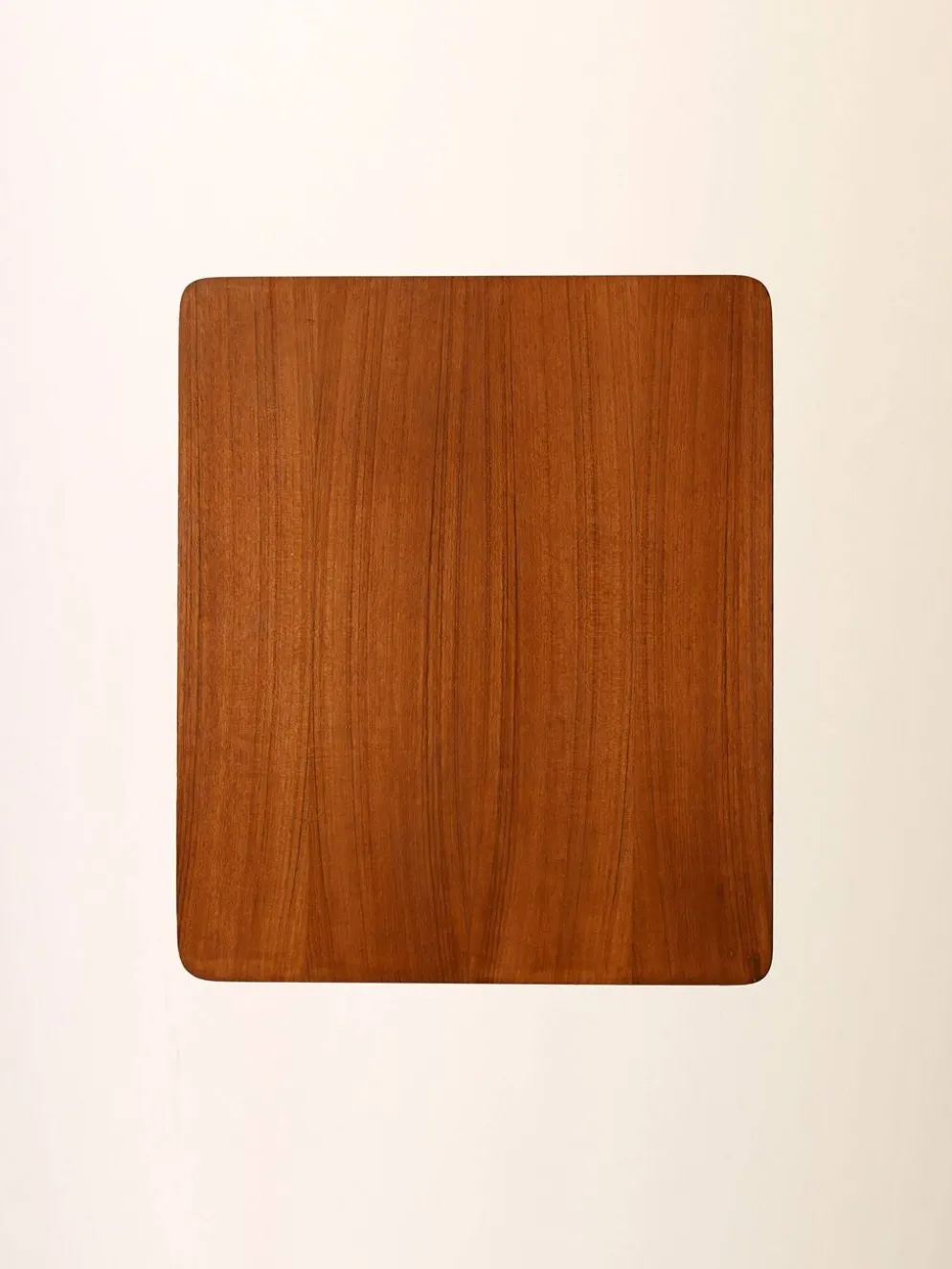 Table basse en teck à roulettes des années 1960