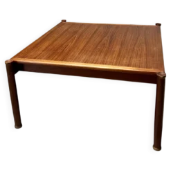 Table basse en teck scandinave années 60