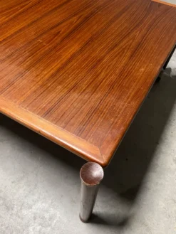 Table basse en teck scandinave années 60