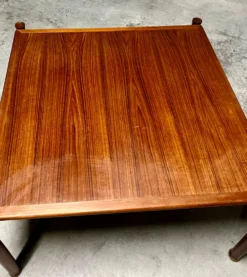 Table basse en teck scandinave années 60