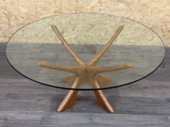 Table basse en teck T118 des années 1960-1970 par Illum Wikkelso pour Niels Eilersen