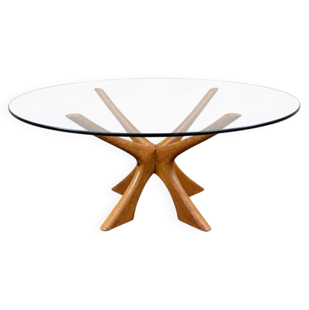 Table basse en teck T118 des années 1960-1970 par Illum Wikkelso pour Niels Eilersen