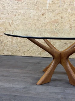 Table basse en teck T118 des années 1960-1970 par Illum Wikkelso pour Niels Eilersen