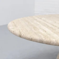 Table basse en travertin 'Finale' par Draenert années 1970