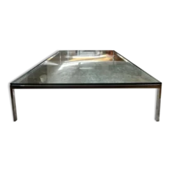 Table basse en verre florence de knoll 120x120