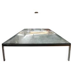 Table basse en verre florence de knoll 120x120