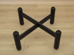 Table basse en verre fumé italien, années 1990