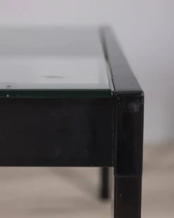 Table basse en verre vintage ! modèle sanmarco par gae aulenti pour zanotta, 1970