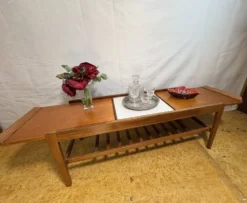 Table basse extensible en teck Remploy vintage | Années 60 | Style scandinave
