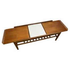 Table basse extensible en teck Remploy vintage | Années 60 | Style scandinave
