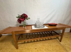 Table basse extensible en teck Remploy vintage | Années 60 | Style scandinave