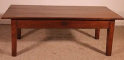 Table Basse française En châtaignier-19° siècle