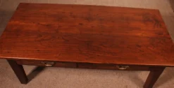 Table Basse française En châtaignier-19° siècle