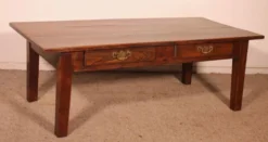 Table Basse française En châtaignier-19° siècle