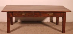 Table Basse française En châtaignier-19° siècle