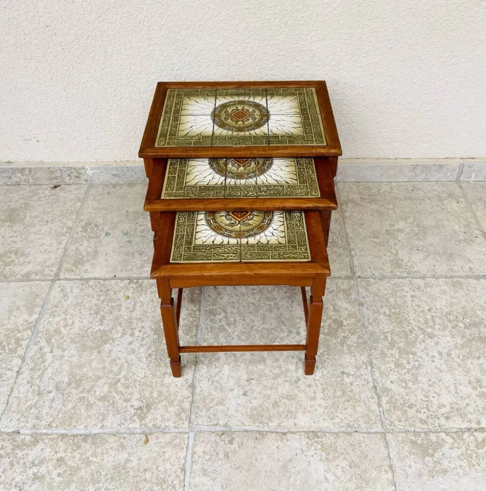 Table basse gigogne danoise 1960
