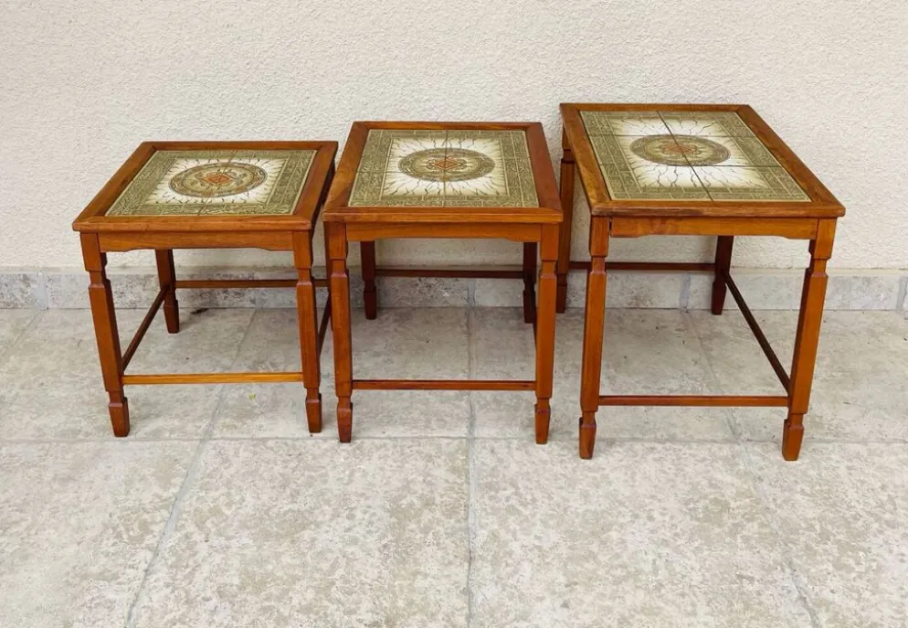 Table basse gigogne danoise 1960