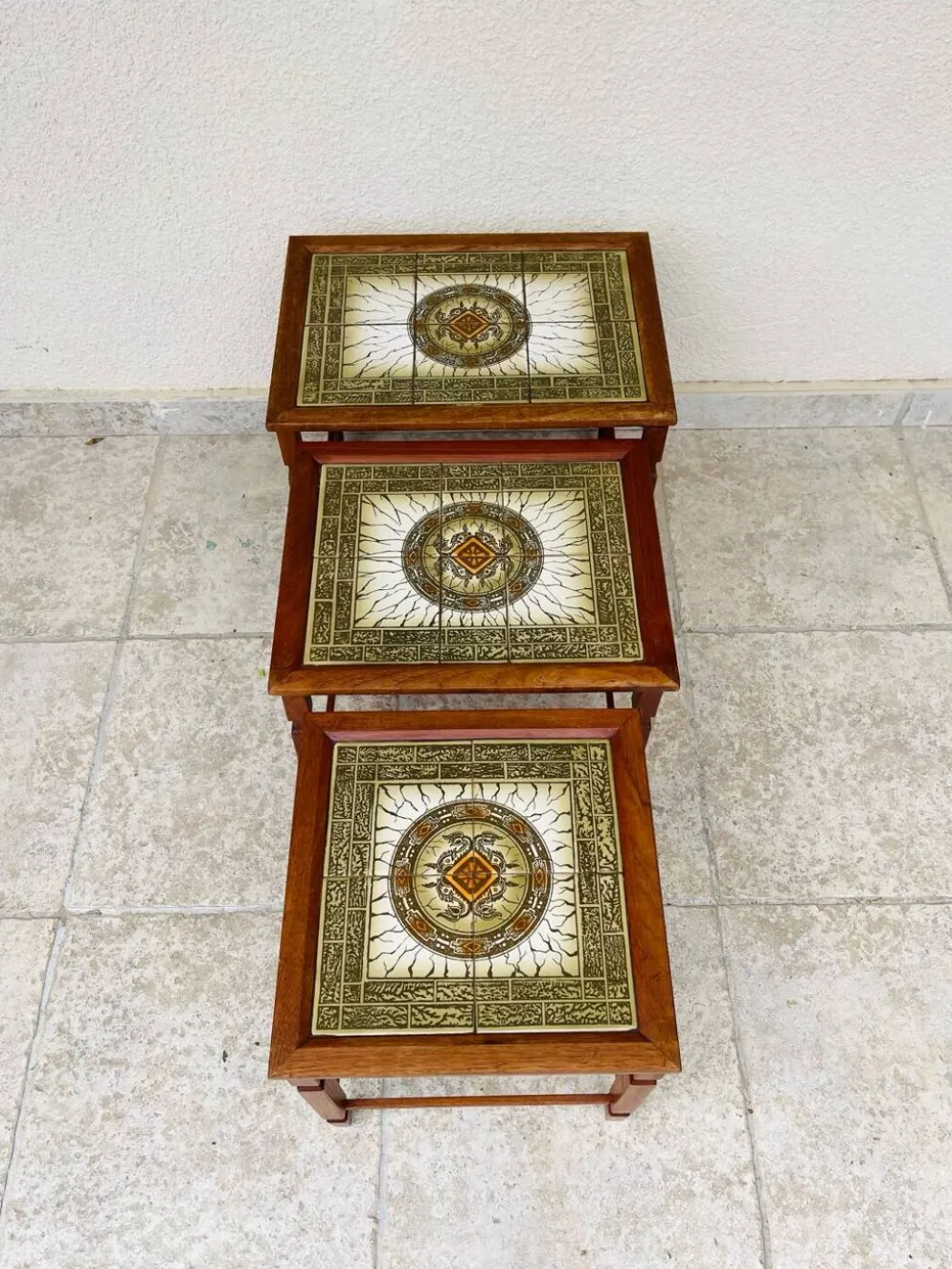 Table basse gigogne danoise 1960