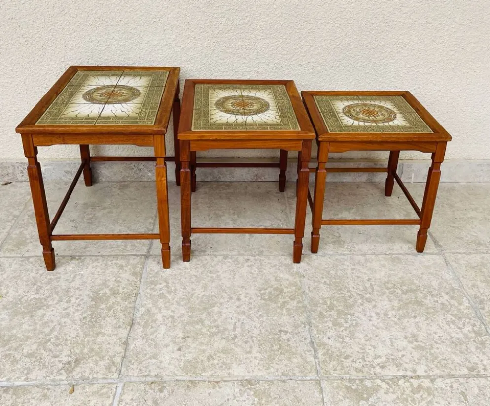 Table basse gigogne danoise 1960