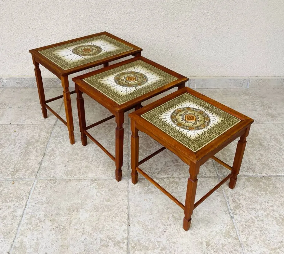Table basse gigogne danoise 1960