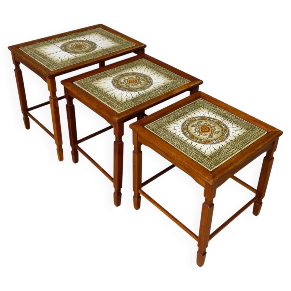 Table basse gigogne danoise 1960